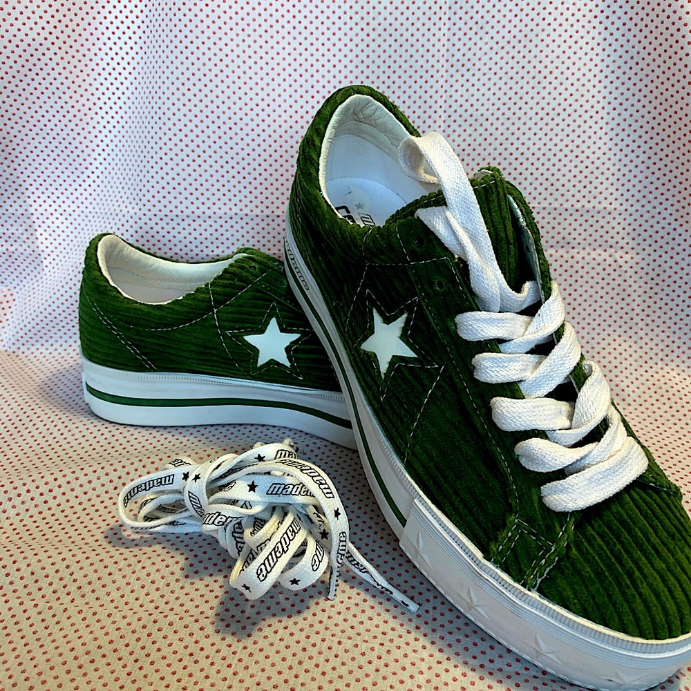 MadeMe X Converse Corduroy Platform Sneakers